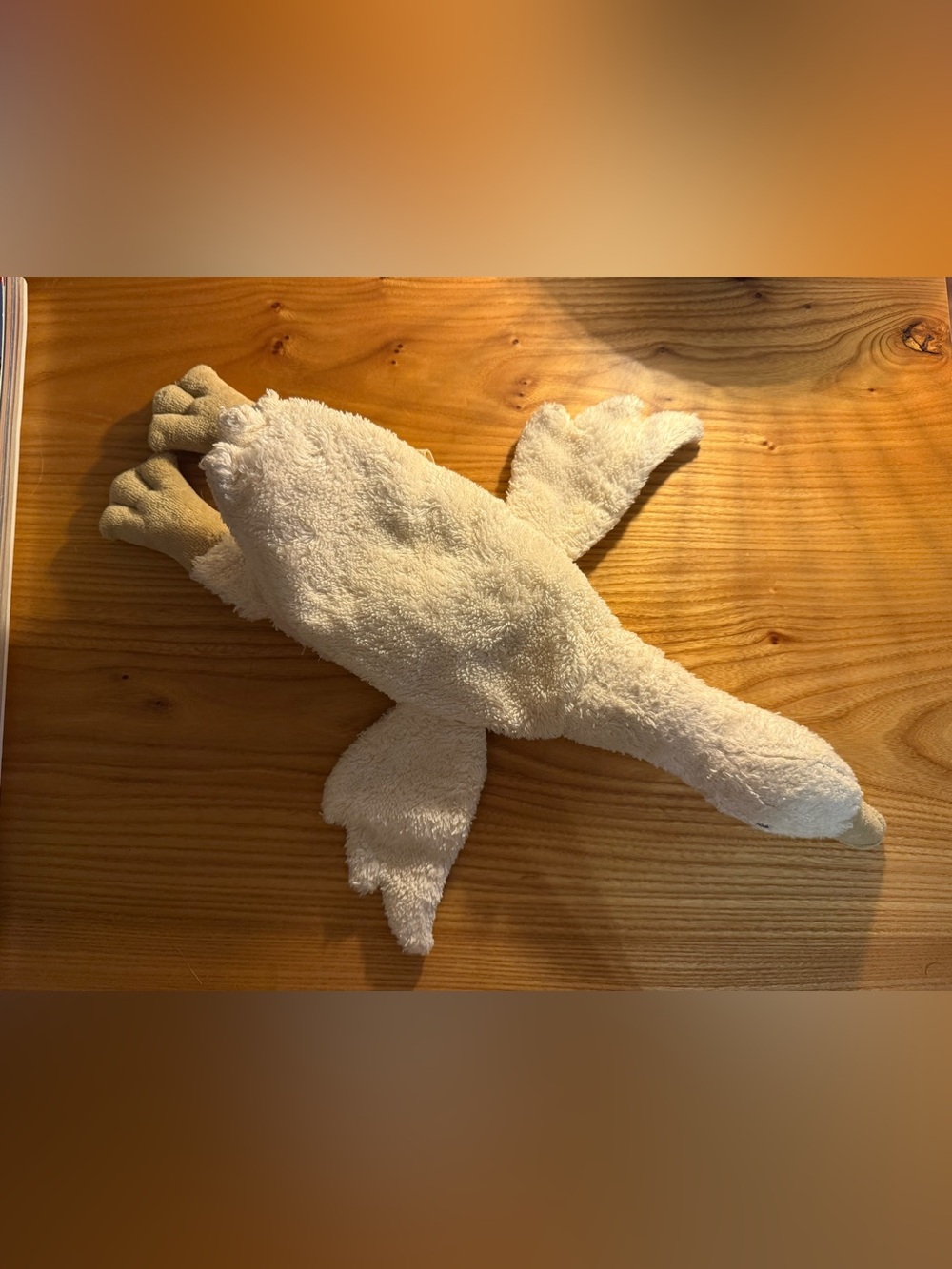 Senger Organic Cotton Cuddly Goose for Warming (Linen Color - Small)